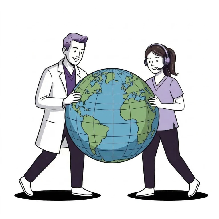 Language barrier illustration