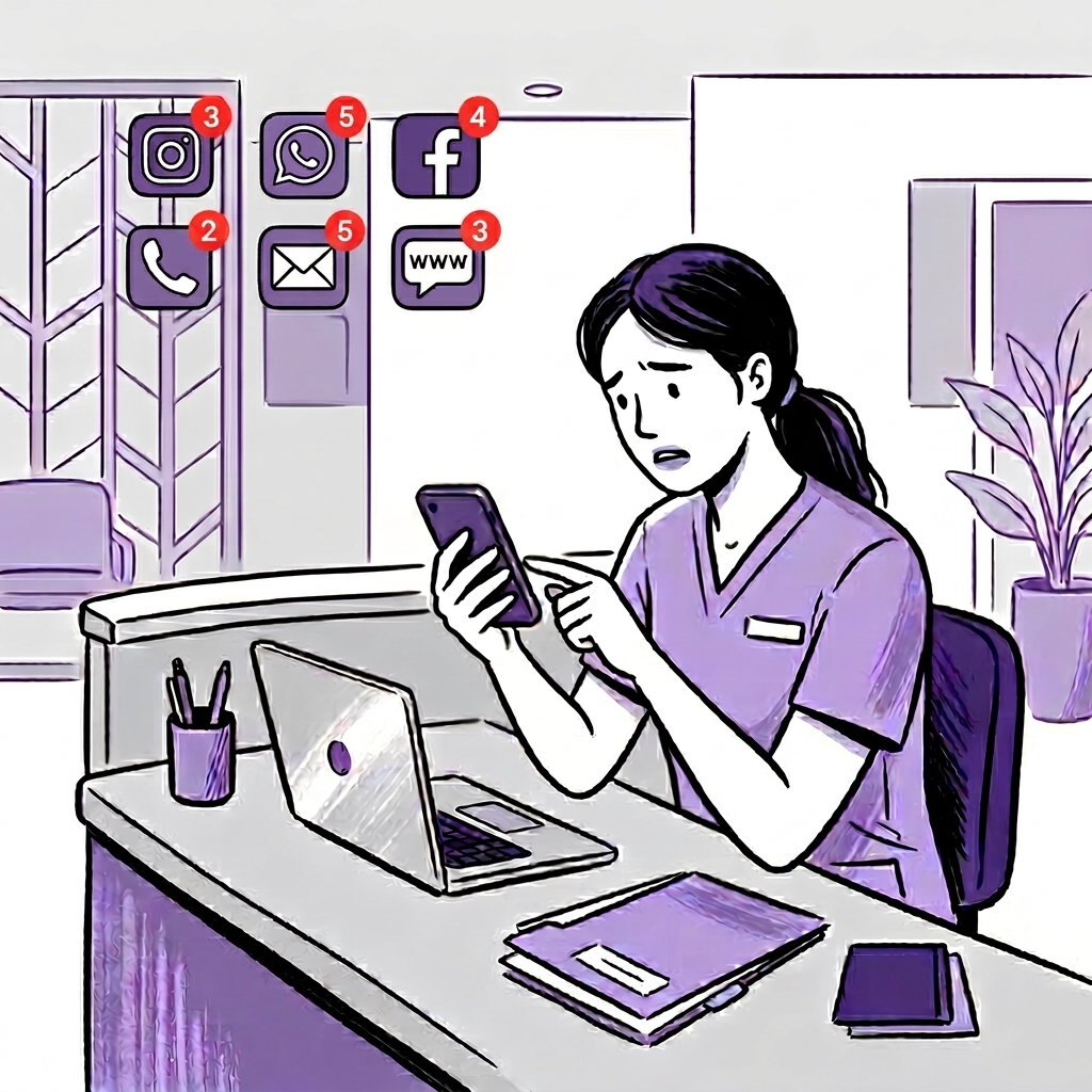 Missed patient inquiries dashboard