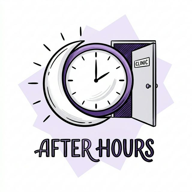 A clock morphing into an open door